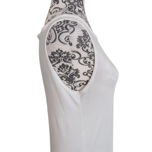 Miik Mariska Asymmetrical Tunic Dress White Micromodal Scandi-girl Women Medium - Picture 7 of 14